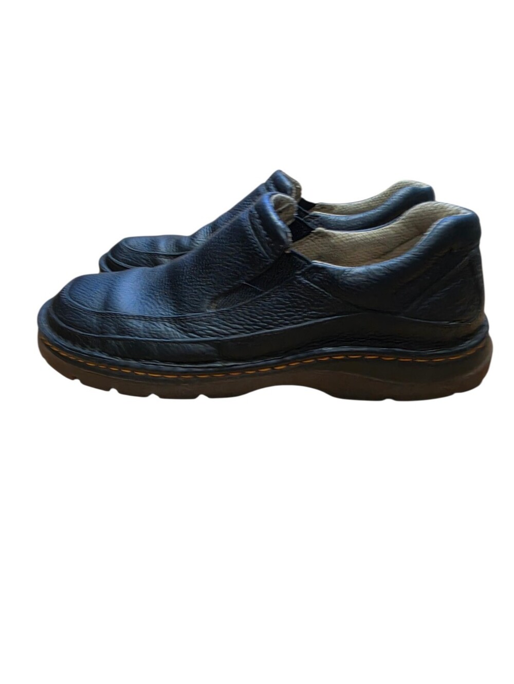 Dr Marten Mens Orson Black Leather Slip On Loafers 9